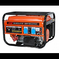 Generator 3800 3 kW 7.5 HP Gasoline Single Phase AVR 100% Copper Windings with Electric Starter and Battery Greenyard