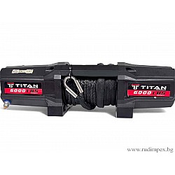 Лебедка TITAN 6000 либри, 12V , електрическа Лебедка TITAN 6000 либри, 12V , електрическа