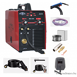3 en 1, Devanador e inversor eléctrico con función Argón, combinado MIG/MMA/LIFT TIG, Argón, 200A, 7,5 kVA, profesional - 2 años de garantía | Rudimpex.com - GY195 3 en 1, Devanador e inversor eléctrico con función Argón, combinado MIG/MMA/LIFT TIG, Argón, 200A, 7,5 kVA, profesional - 2 años de garantía | Rudimpex.com - GY195