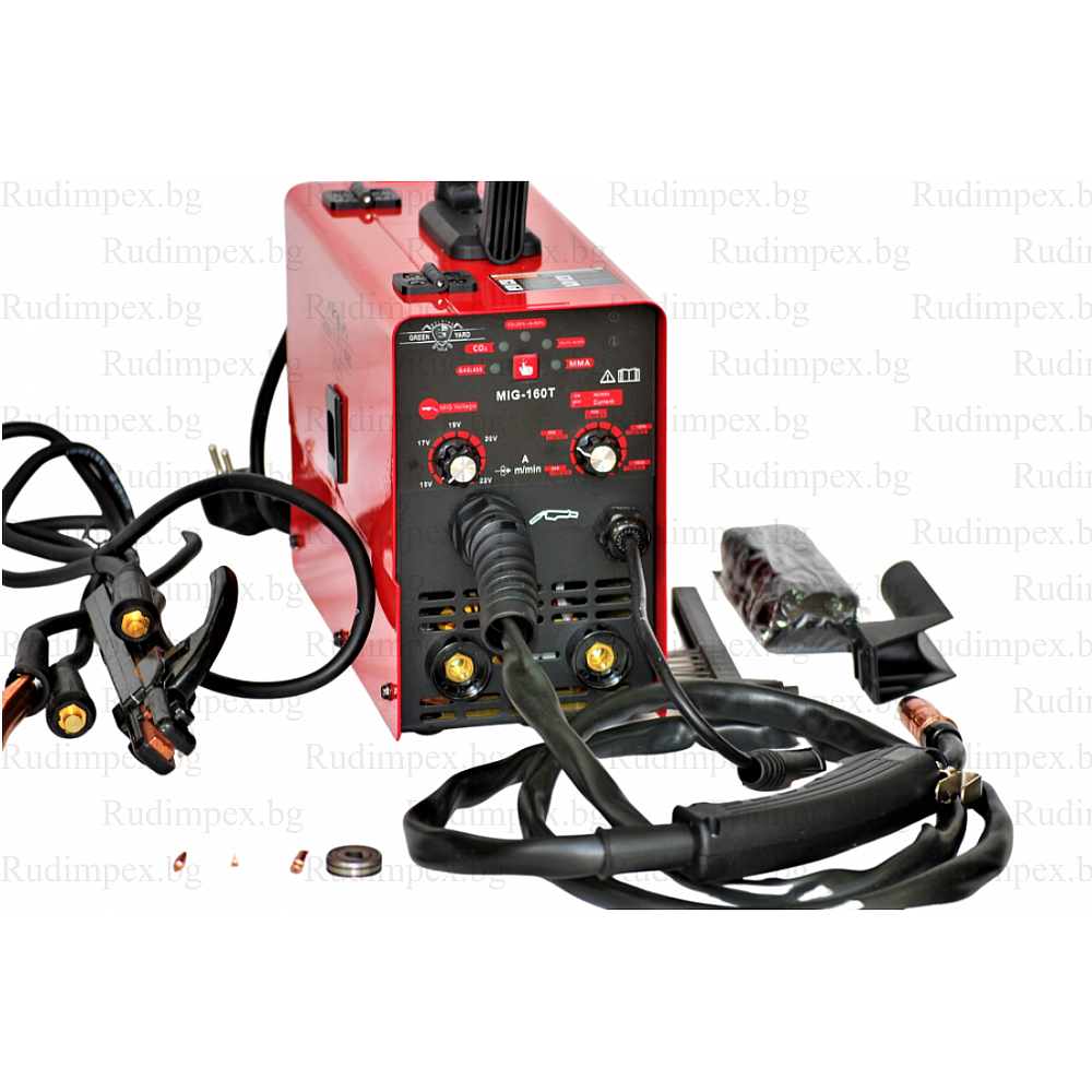 3 in 1. Drahtvorschubgerät und Inverter-Elektrogenerator mit LIFT TIG-Funktion (Argon), 160T, 6,8 kVA, 160A, kombiniert, MIG/MMA/LIFT TIG - 650414813668