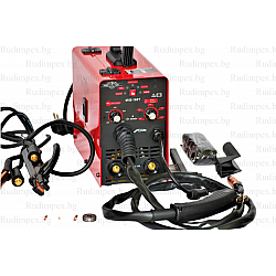 3 in 1. Drahtvorschubgerät und Inverter-Elektrogenerator mit LIFT TIG-Funktion (Argon), 160T, 6,8 kVA, 160A, kombiniert, MIG/MMA/LIFT TIG - 650414813668