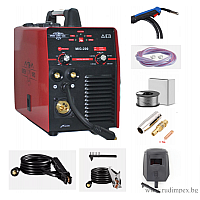 4 in 1, Wire feeder and inverter arc welder with Argon function, combined MIG/MAG/MMA/LIFT TIG, Argon, 200A, 7.5 kVA, professional - 2 years warranty | Rudimpex.com