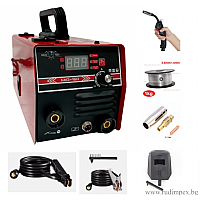 Körpergespeistes und Inverter-Elektroschweißgerät, kombiniertes 2-in-1-MIG/MMA, 160 A, für gasloses Schweißen