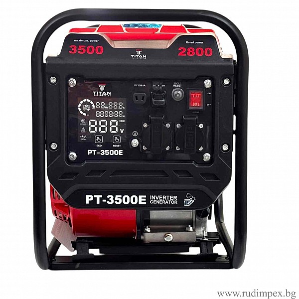 Generatore inverter a benzina TITAN PT-3500E, 3,5 kW, 0,6 l - PT3500E