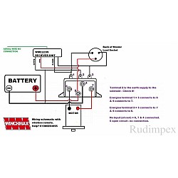 Дистанционно управление за лебедка, 12V, безжично, универсално