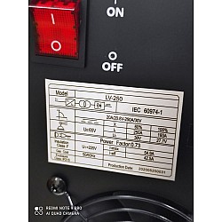 Onduleur électrique Greenyard - IGBT - ampères réels MMA 250A - électrodes 1 mm à 5 mm
