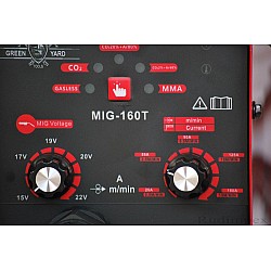 3 in 1. Drahtvorschubgerät und Inverter-Elektrogenerator mit LIFT TIG-Funktion (Argon), 160T, 6,8 kVA, 160A, kombiniert, MIG/MMA/LIFT TIG - 650414813668