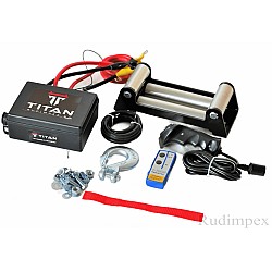 Verricello elettrico Titan Winch 13500 LB (6136 kg) 12V per Jeep e assistenza stradale - GY20150113-504 Verricello elettrico Titan Winch 13500 LB (6136 kg) 12V per Jeep e assistenza stradale - GY20150113-504