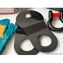 OFFROAD winch kit | Rope, polyspast, irons and gloves - 3455