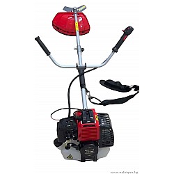Desbrozadora potente GREENYARD-52 cc -1,64 kW con barra desmontable, hilo, cuchilla de tres dientes, sillín, cuchilla circular, correa y aceite. - GY521652-2