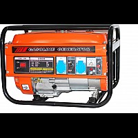 Generator 3 kW, 7.5 HP, Gasoline, Single Phase, AVR, Manual Starter, 100% Copper Windings, GREENYARD 